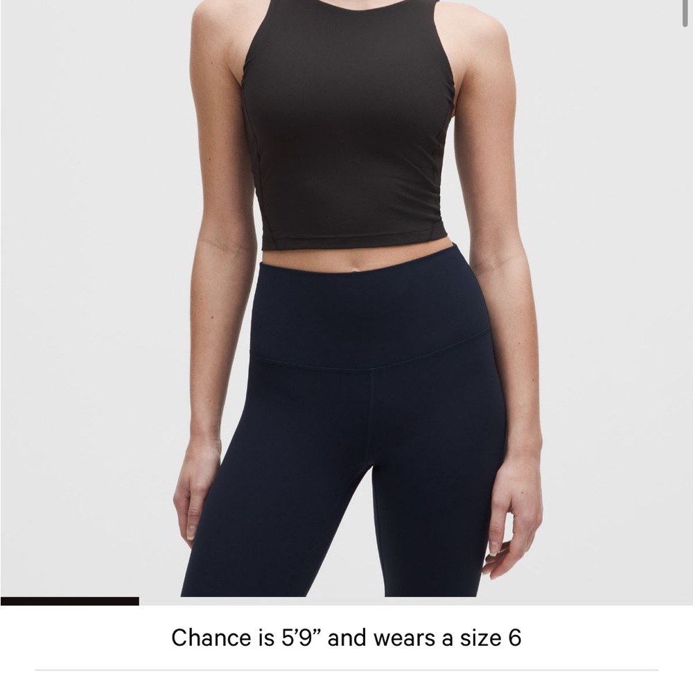 lululemon athletica Black High Neck Align tank 8